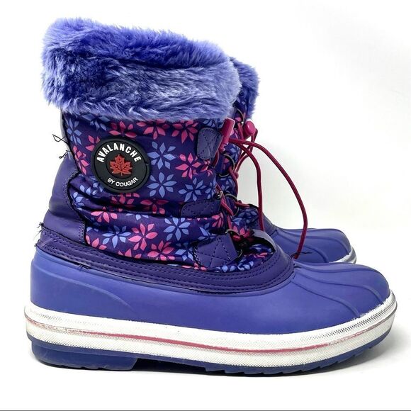 Avalanche By Cougar Angie Girls Snow Boots Size 4 - Picture 2 of 9